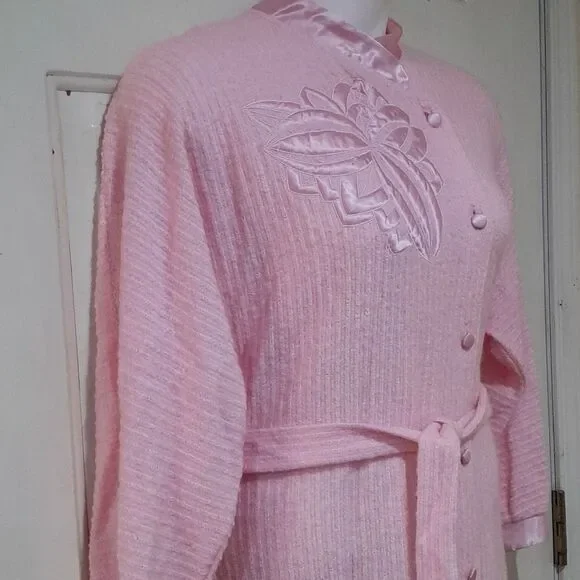 Vintage Robe Italian PinkT&J Vestor , Size 42 - Picture 2 of 9